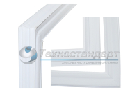 Уплотнитель двери холодильника Stinol, Indesit, Ariston, 570 x 830 мм, под планку, код 854015