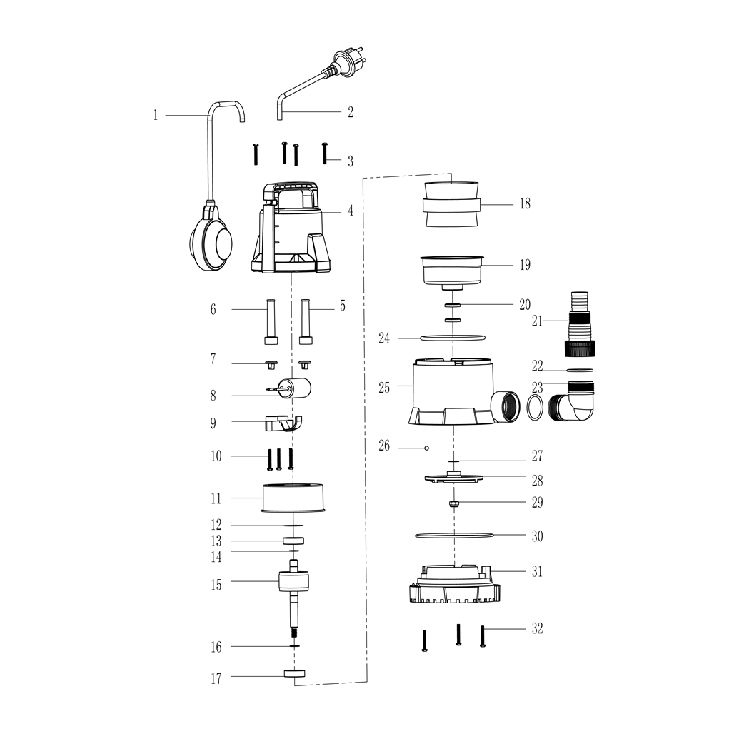 Насос дренажный НПЧ-М1-250